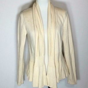 100% Cotton Cardigan Open Front Sweater